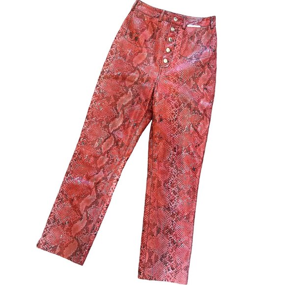 ❌ SOLD ❌ The Serpent Leather Pant by L'Academie size XS - Picture 9 of 10